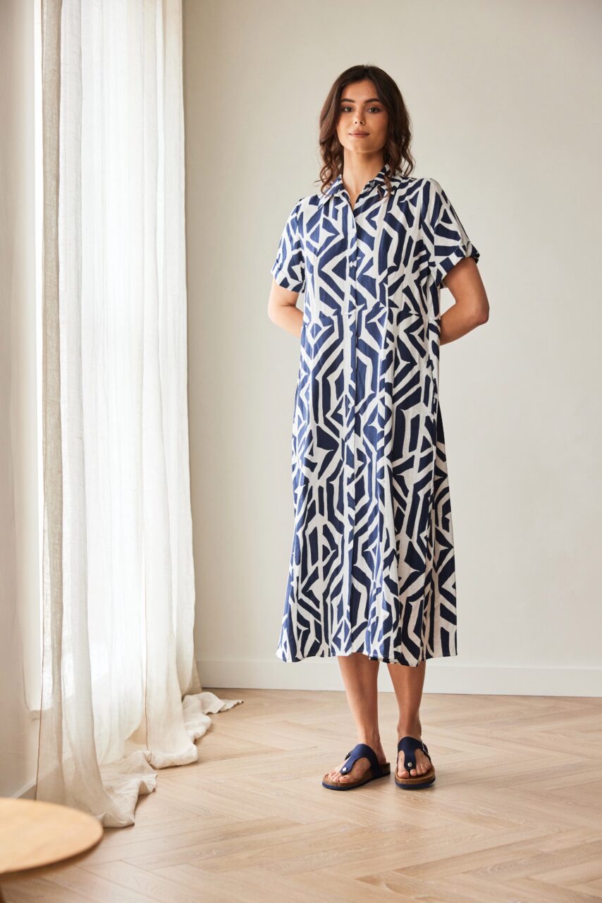 Peruzzi - Geo Print Dress
