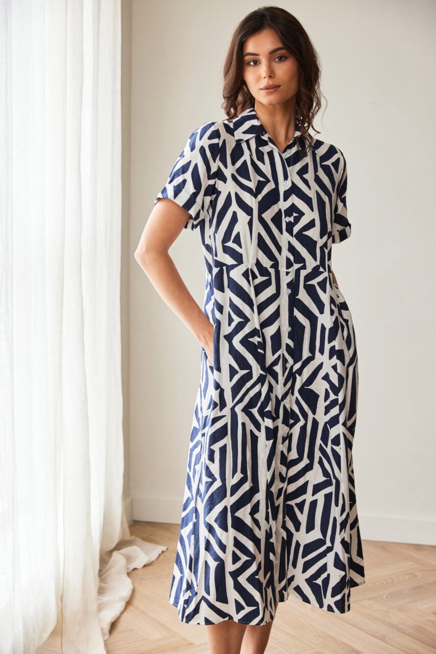 Peruzzi - Geo Print Dress