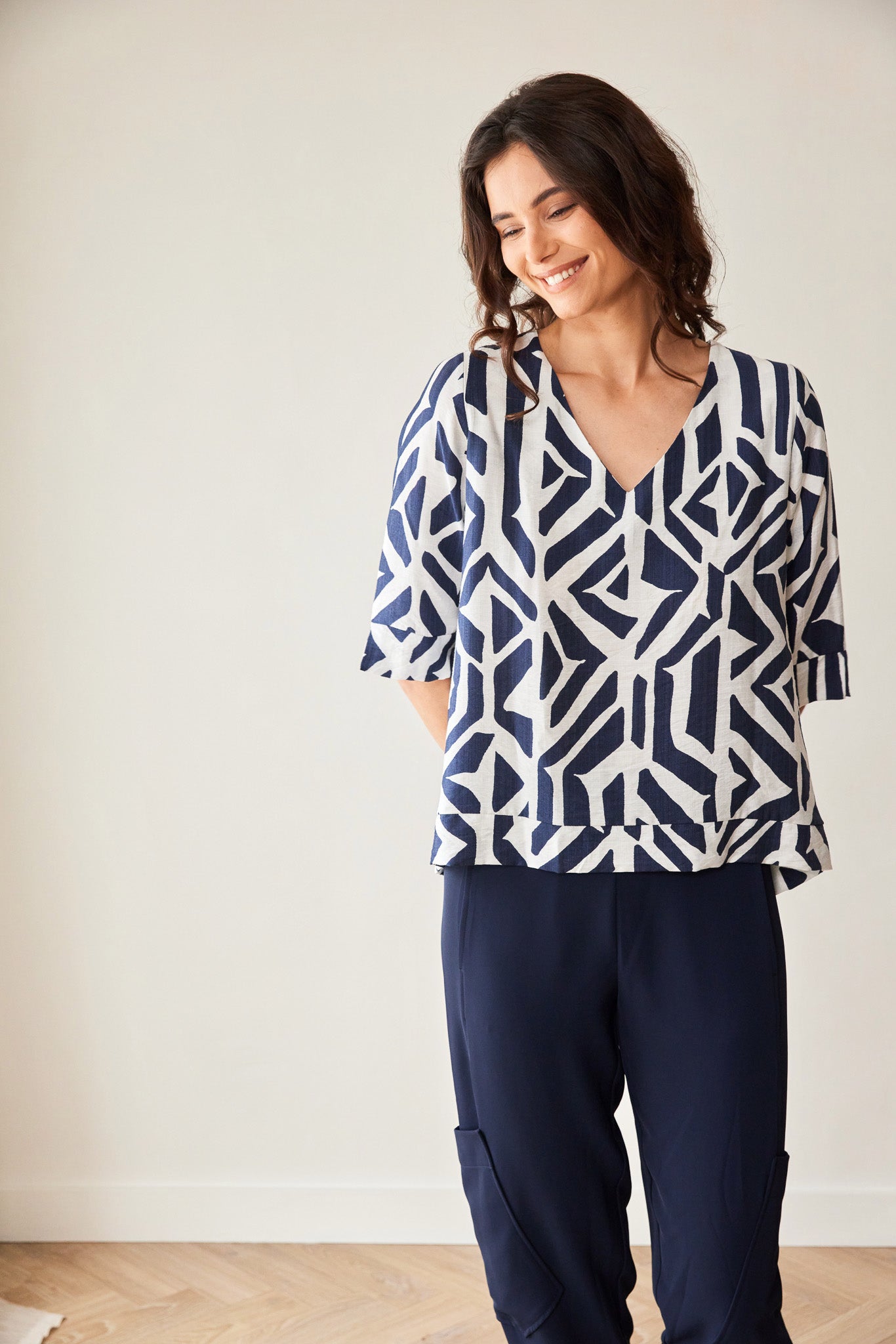 Peruzzi - Geo Print Blouse