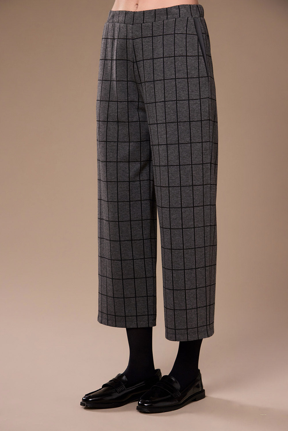 Peruzzi - Grid Print Trousers