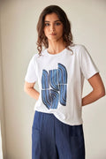 Peruzzi - Quarter Circle Print T-Shirt