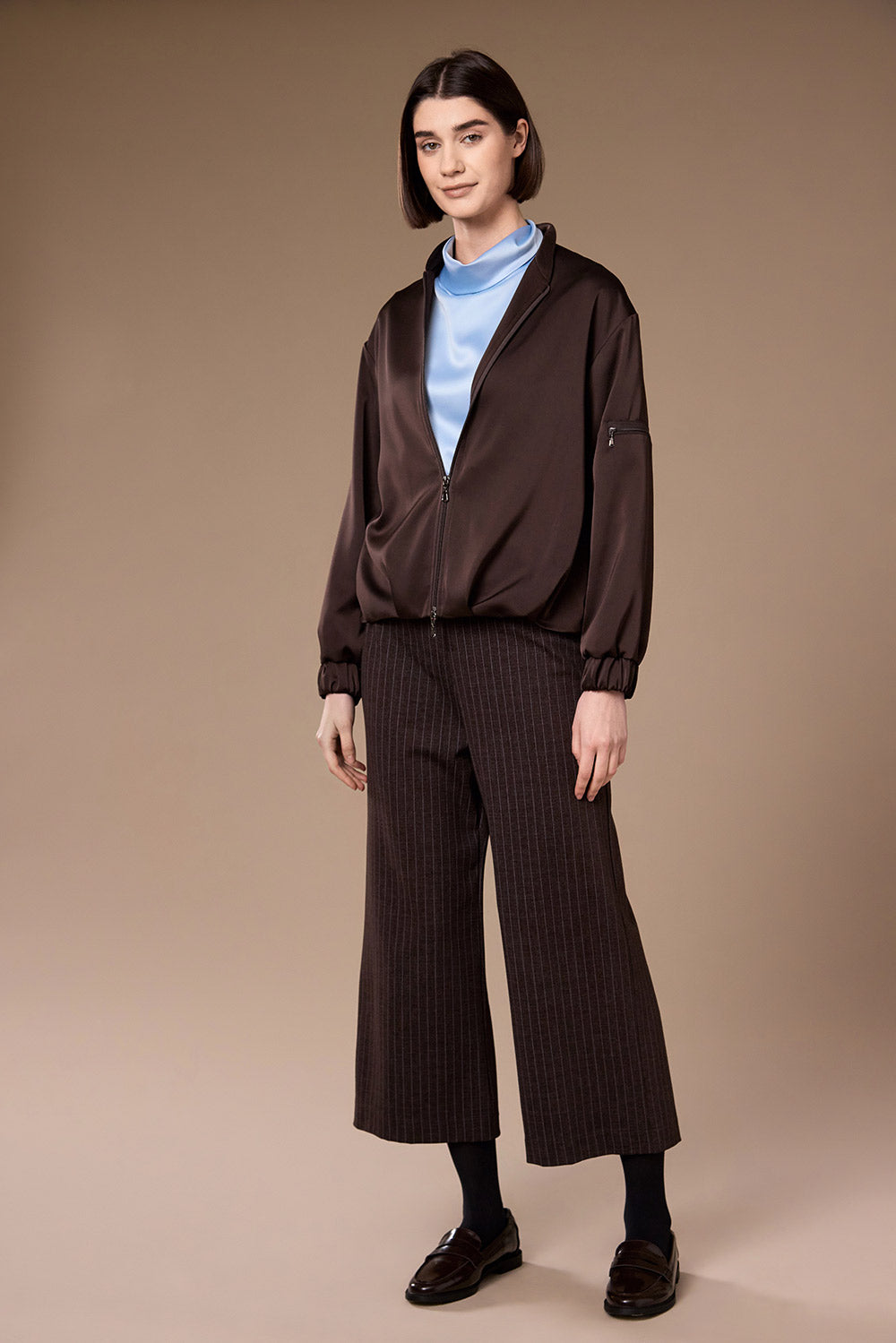 Peruzzi - Satin Blouse Jacket