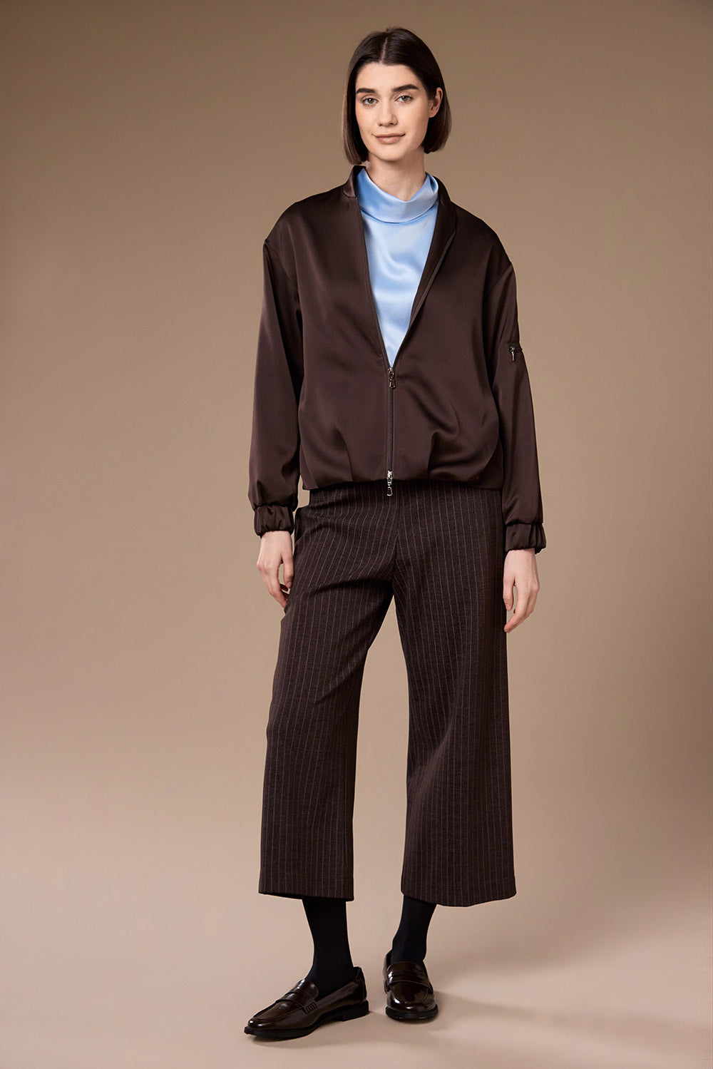 Peruzzi - Satin Blouse Jacket