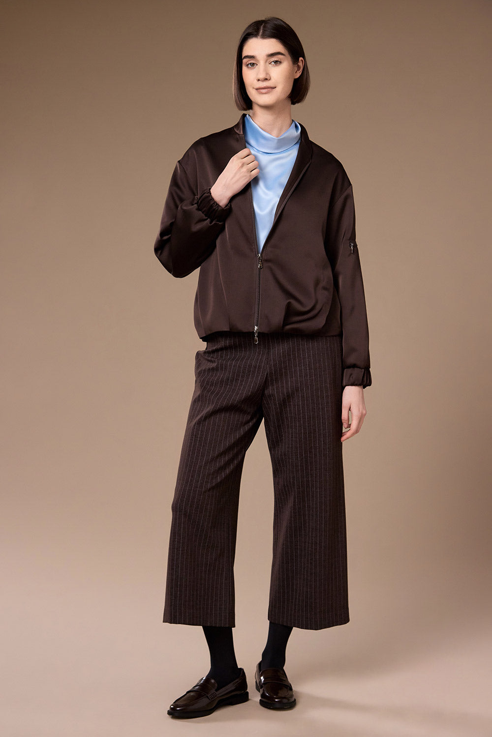 Peruzzi - Satin Blouse Jacket