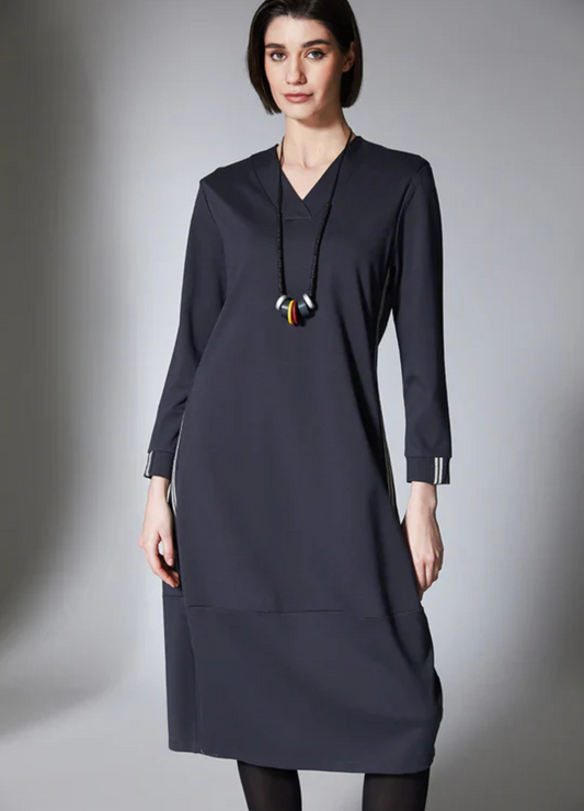 Peruzzi - Silver Stripe Dress