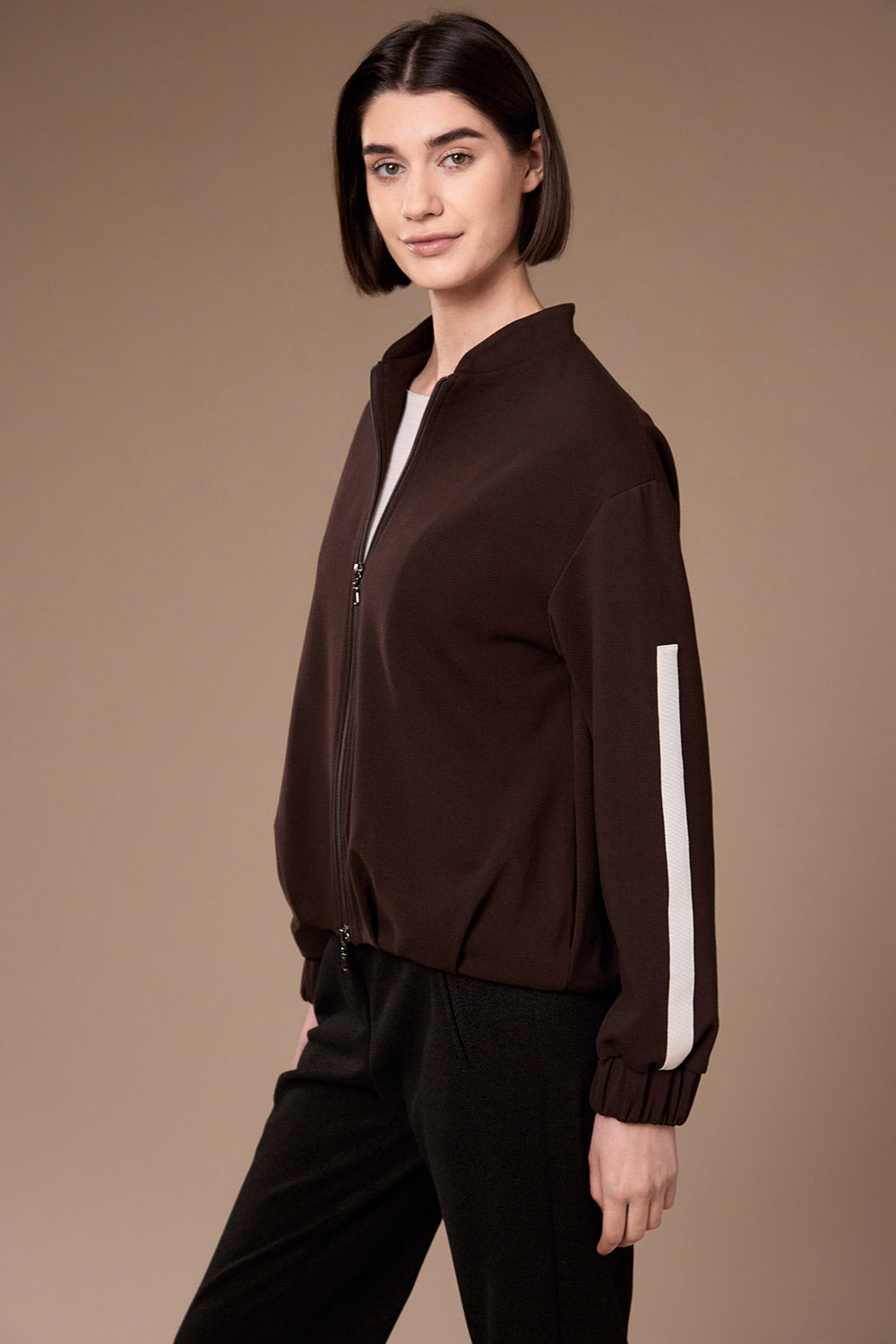 Peruzzi - Stripe Blouson Jacket