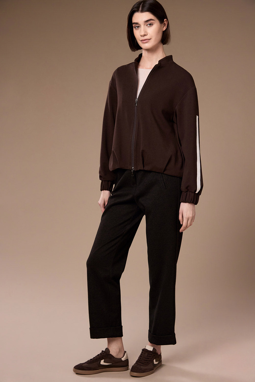 Peruzzi - Stripe Blouson Jacket