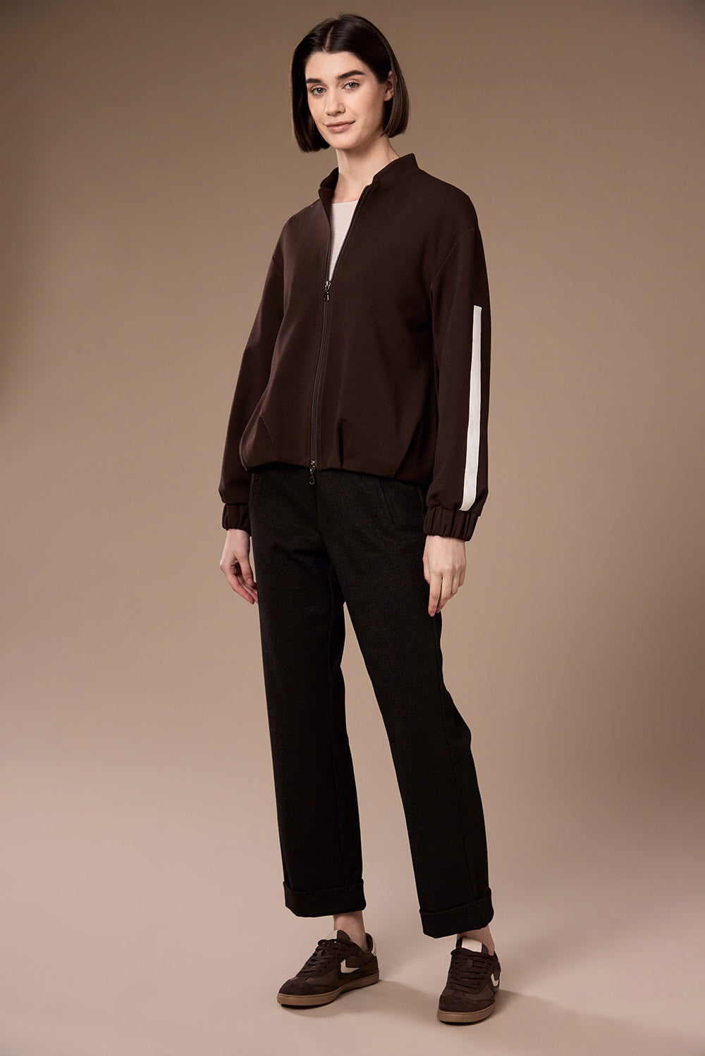 Peruzzi - Stripe Blouson Jacket