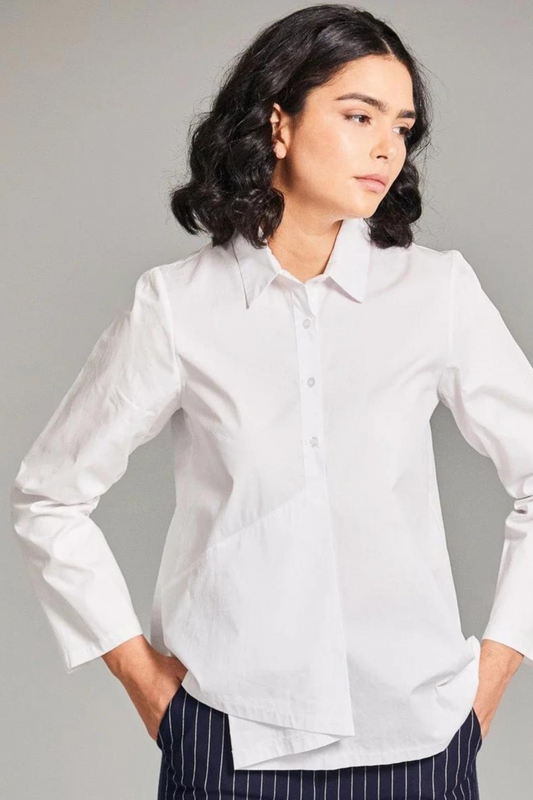 Peruzzi - White Cotton Shirt