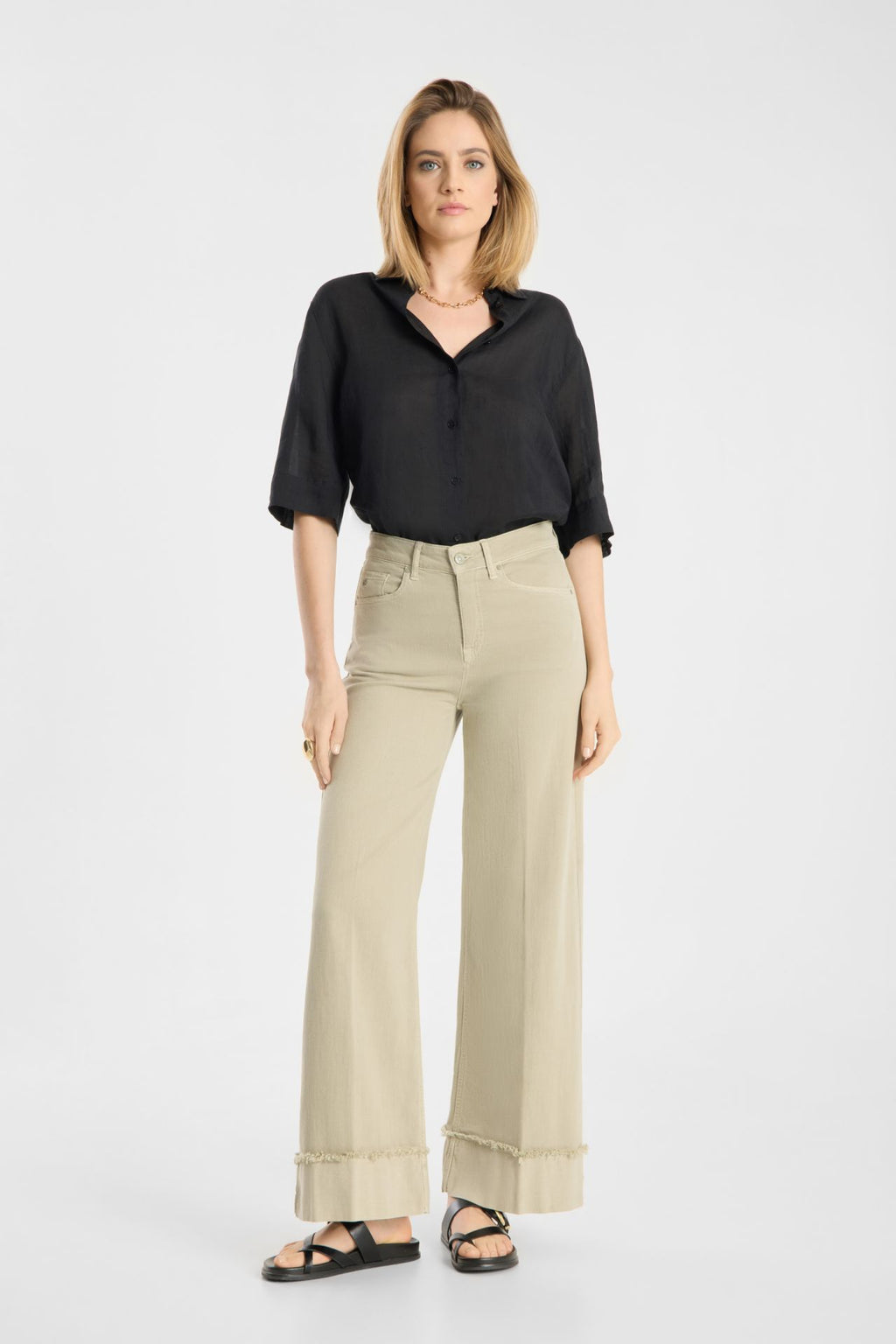 Raffaello Rossi - Sventy Turn Up Off White