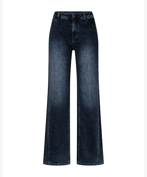 Red Button - Claudette Blue Black Jean