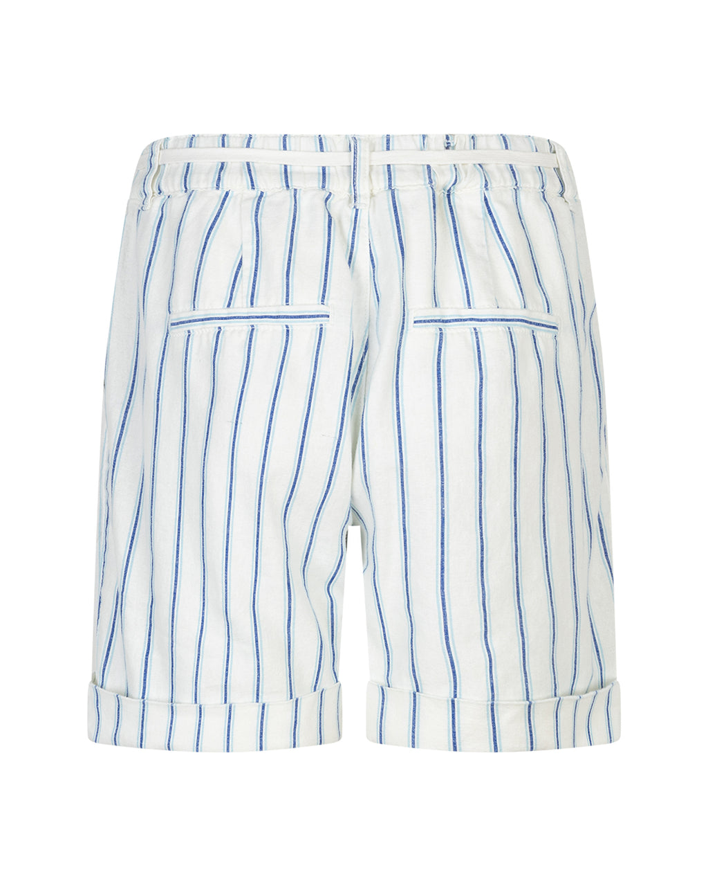 Red Button -  Colbalt Stripe Linen Short