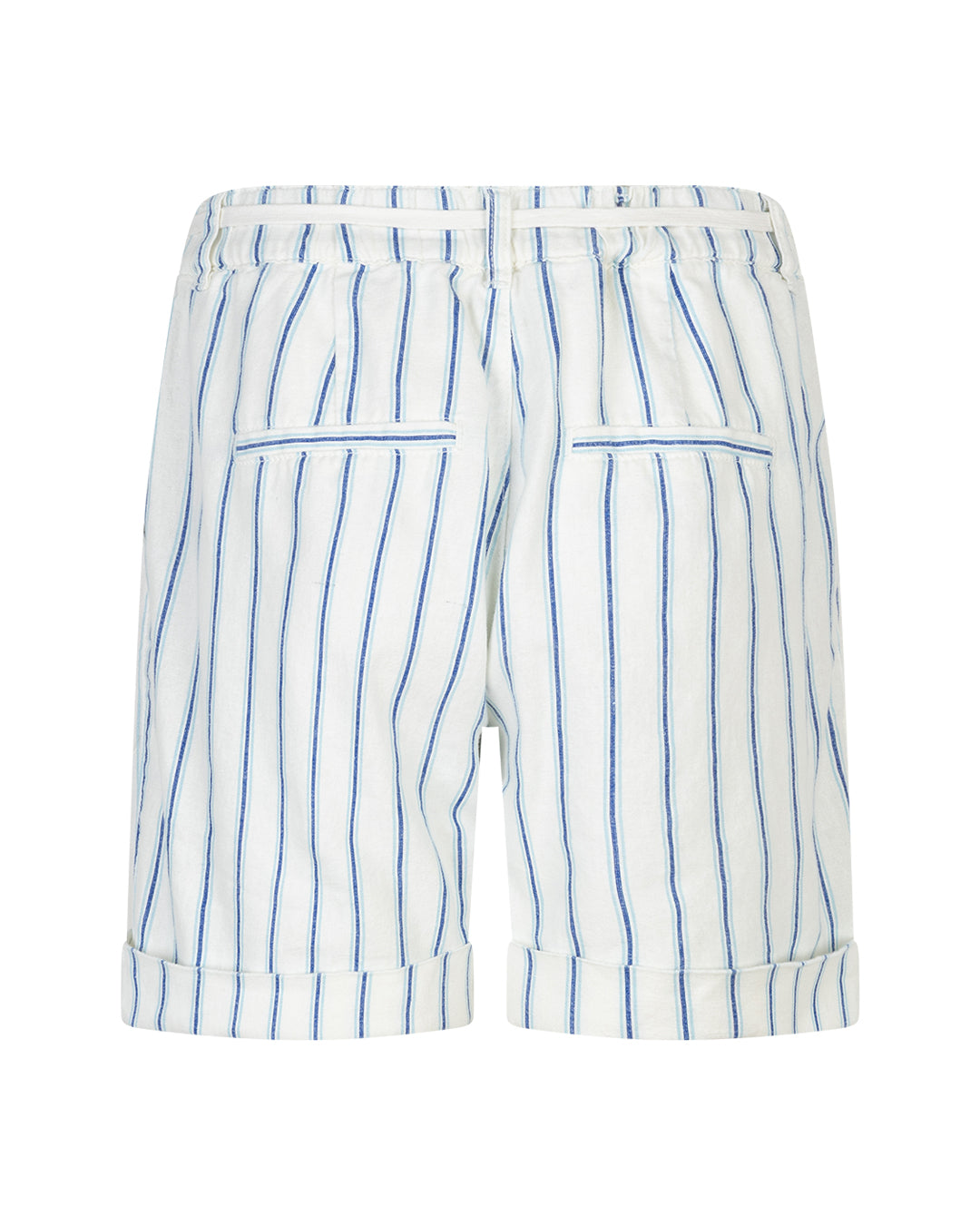 Red Button -  Colbalt Stripe Linen Short