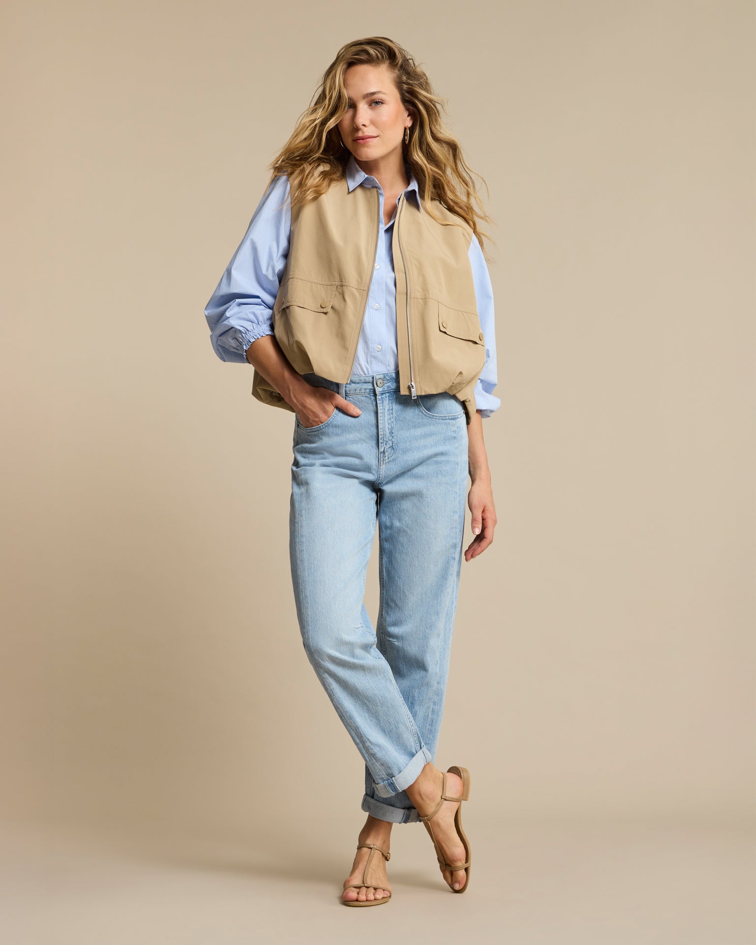 Red Button - Ivy Sleeveless Jacket