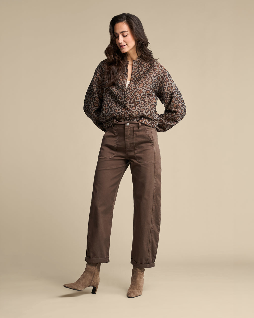 Red Button - Leo Jacquard Lurex Jacket