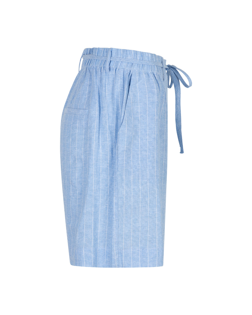 Red Button -  Linen Short Pintstripe