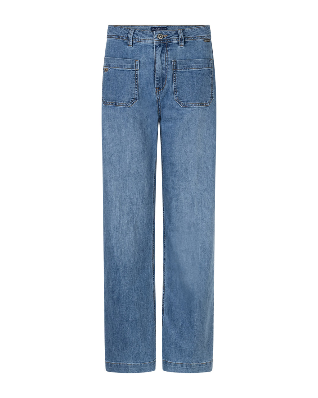 Red Buttun - Colette Used Stone Jean