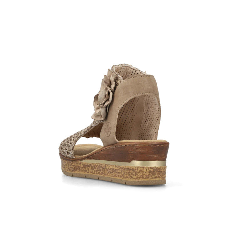 Rieker - 63791-60 Floral Wedge