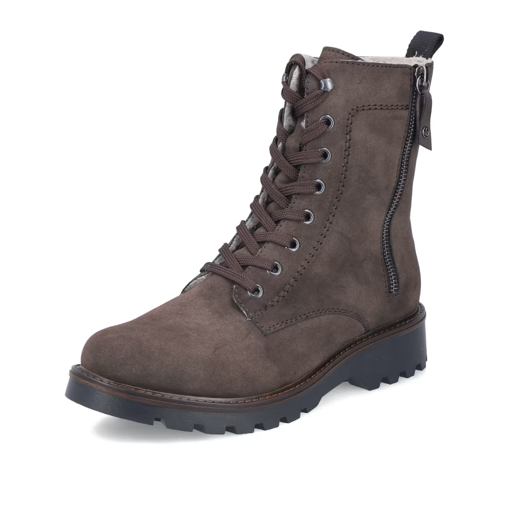 Rieker -Brown Fleece Lined Boot