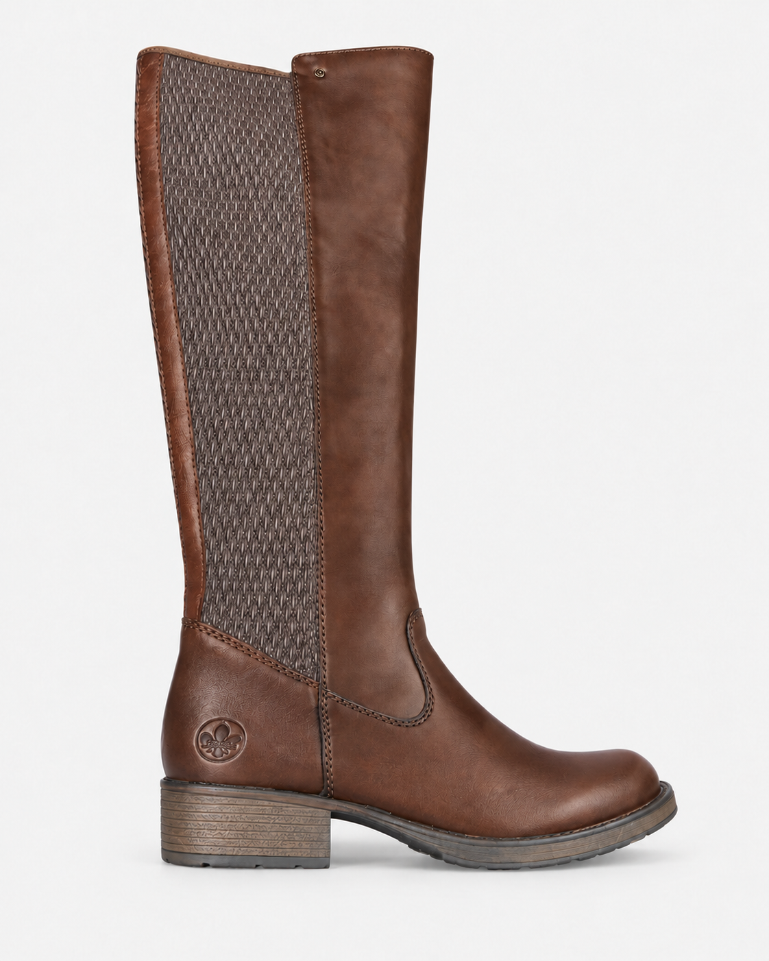 Rieker - Brown Leather Tall Boot