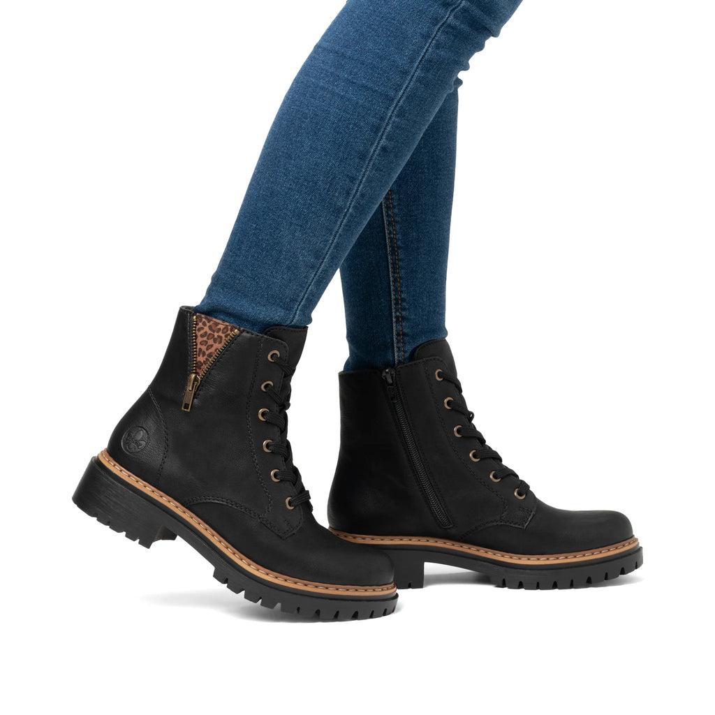 Rieker - Ladies Biker Style Brown Boot