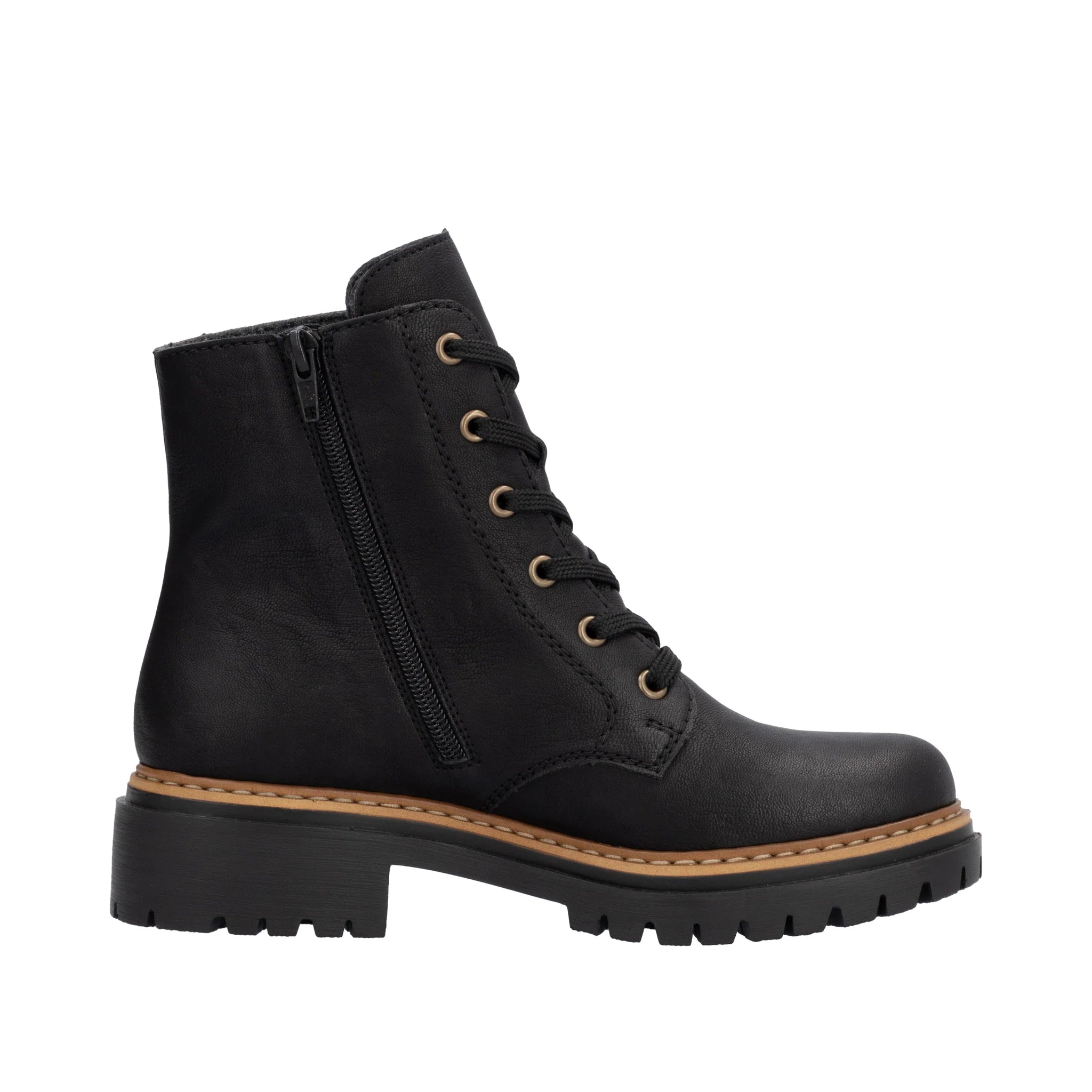 Rieker - Ladies Biker Style Brown Boot