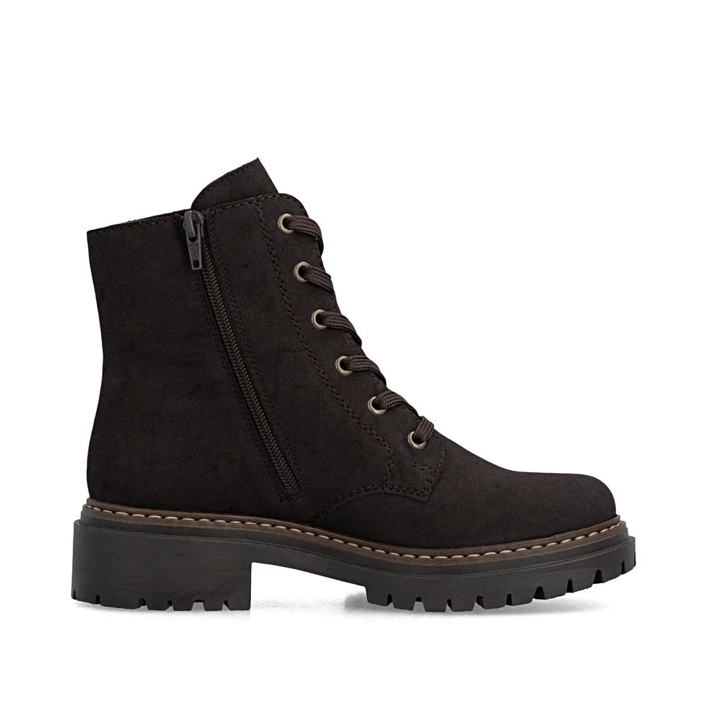 Rieker - Ladies Biker Style Brown Boot