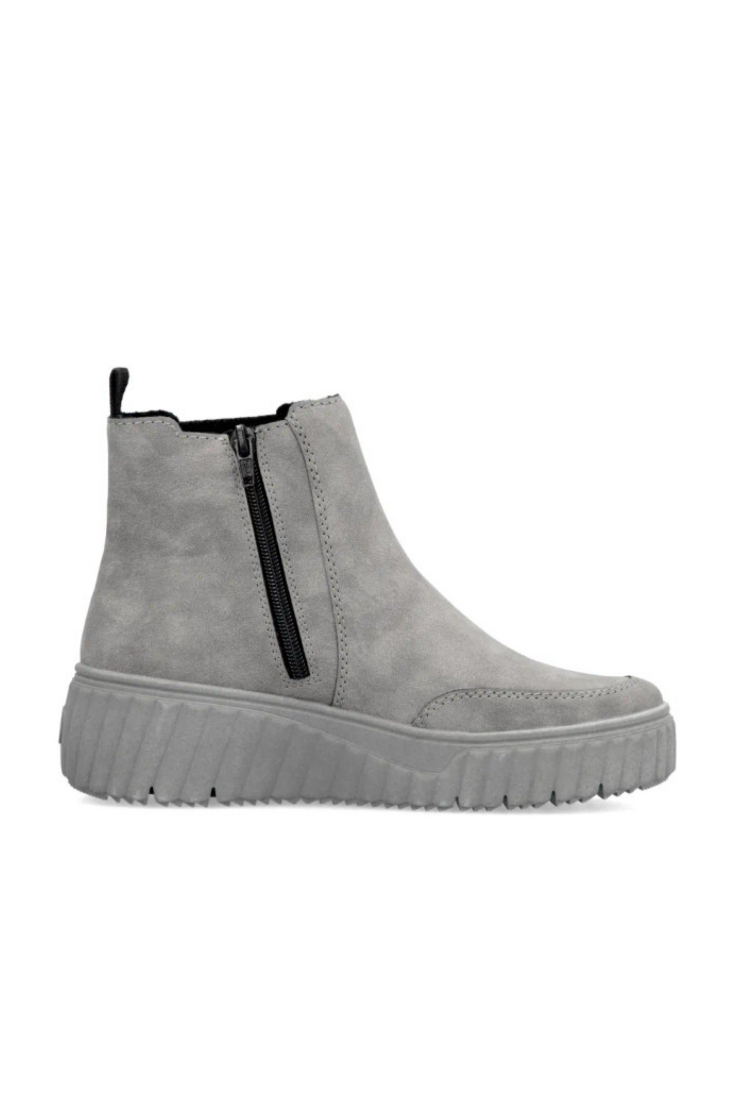 Rieker N2553-40 Grey Suede Boot