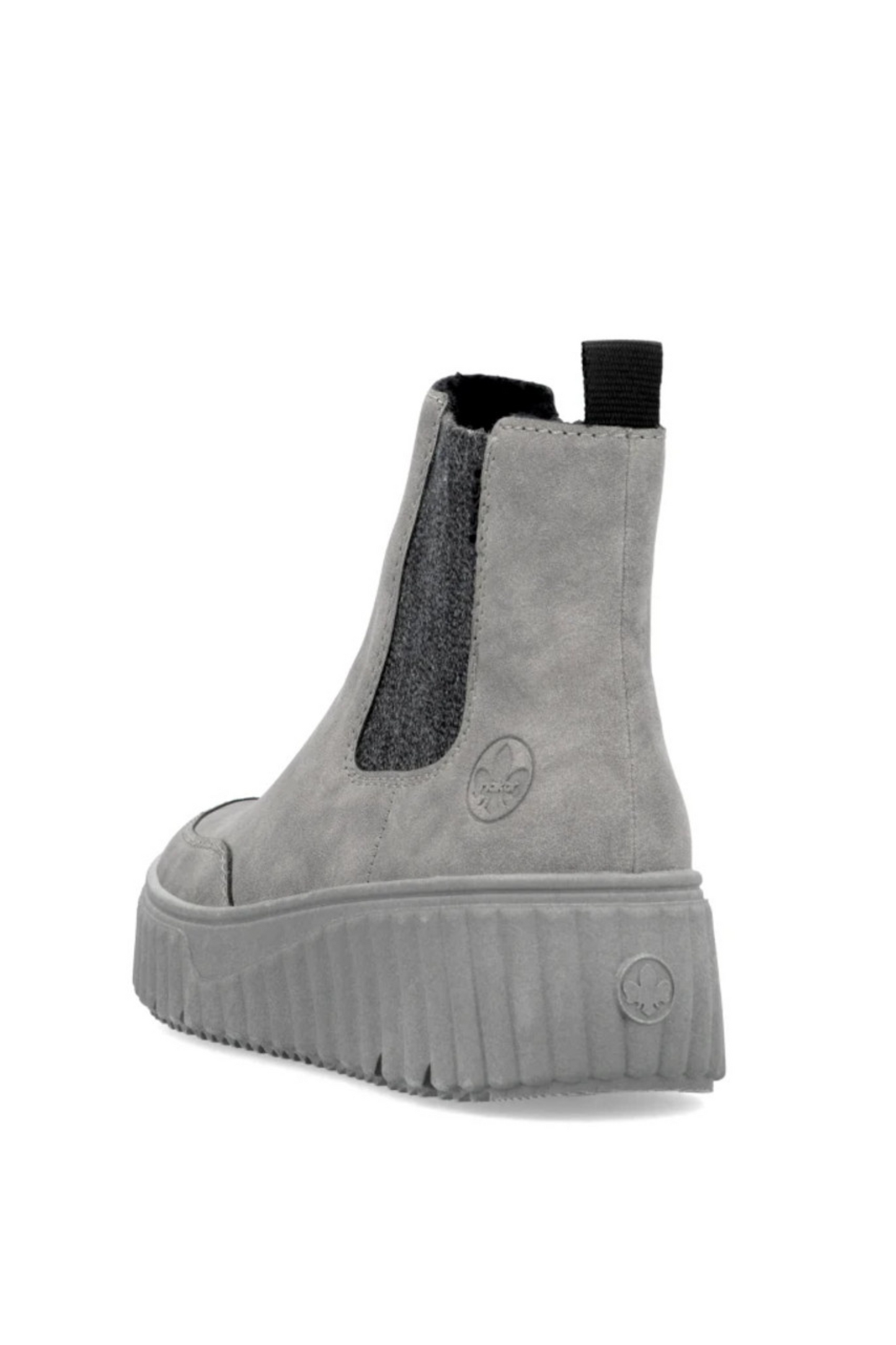 Rieker N2553-40 Grey Suede Boot