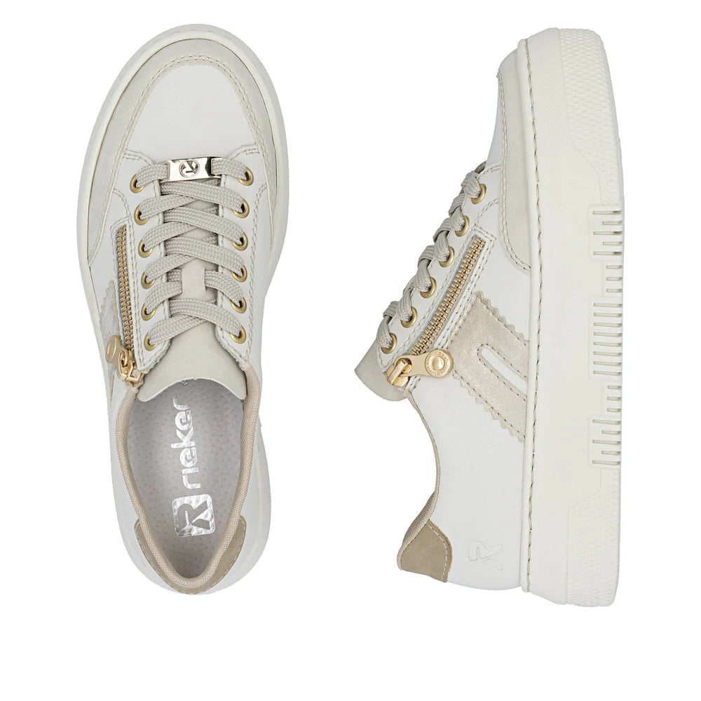 Rieker - White Platform Trainer | M191280