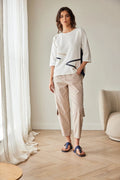 Peruzzi - Sand Cargo Slouch Trouser