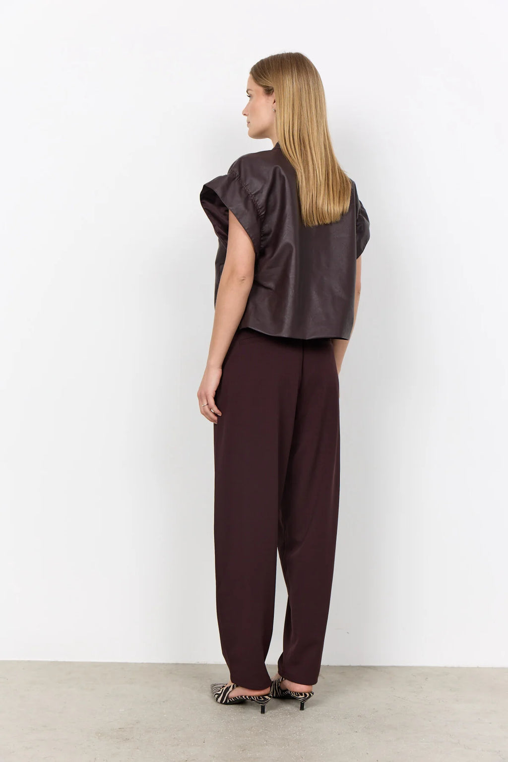 Soya Concept - Gunilla Pleather Wasitcoat