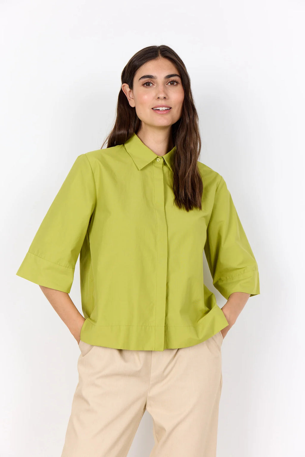 Soya Concept - Netti Lime Shirt