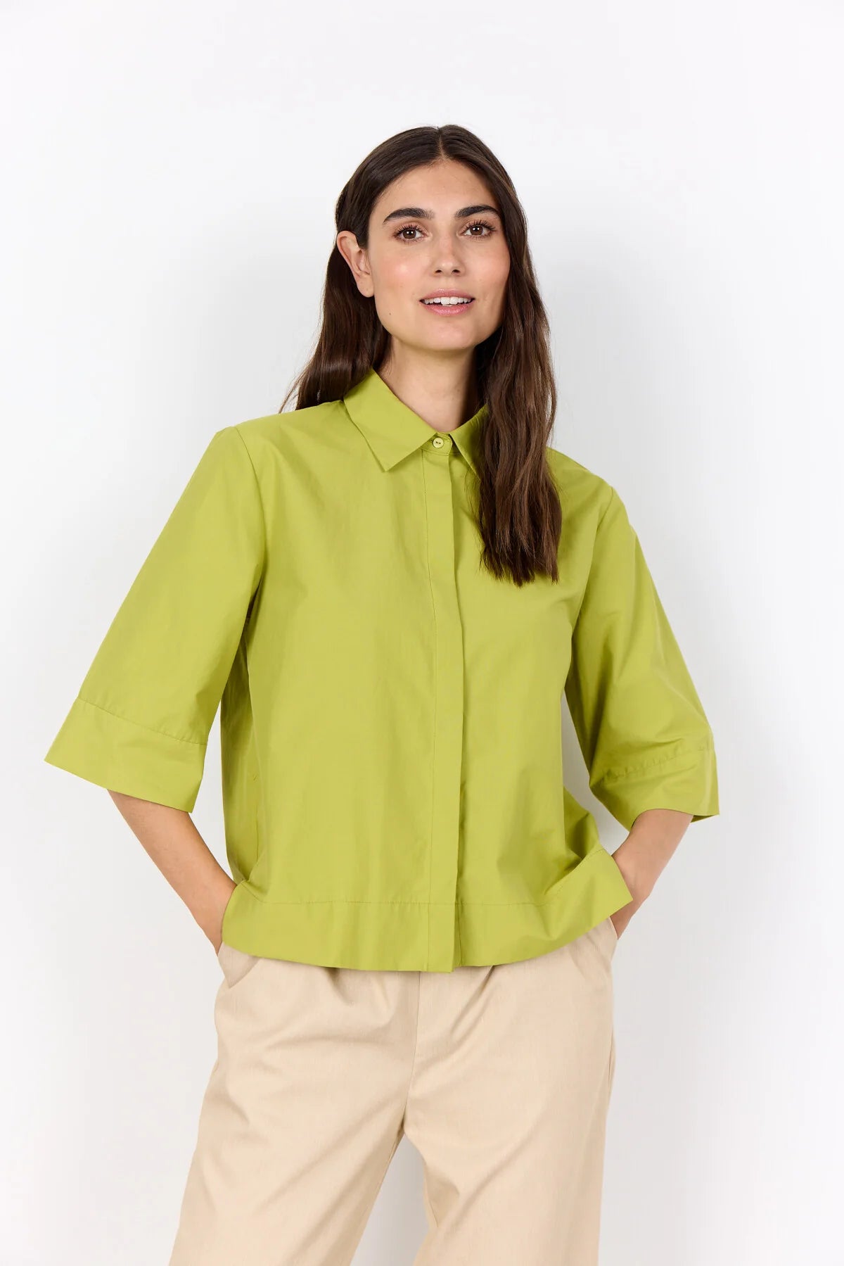 Soya Concept - Netti Lime Shirt