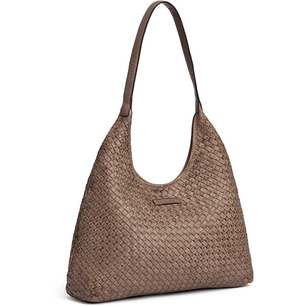 Depeche - Handwoven Calf Leather Shoulder Bag