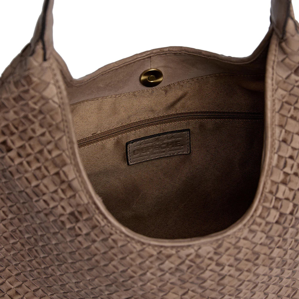Depeche - Handwoven Calf Leather Shoulder Bag