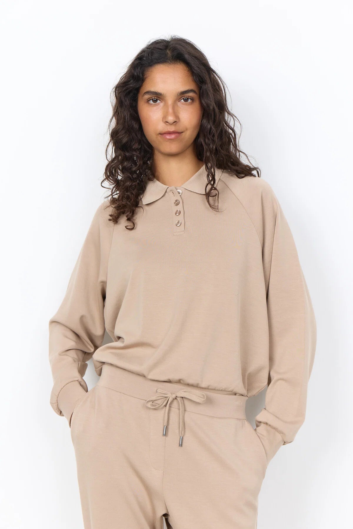 Soya Concept - Banu Collar Camel Top
