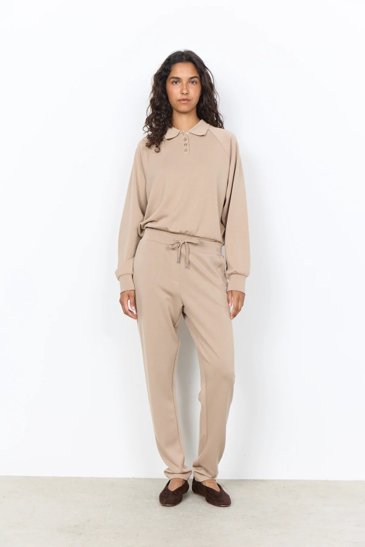 Soya Concept - Banu Collar Camel Top