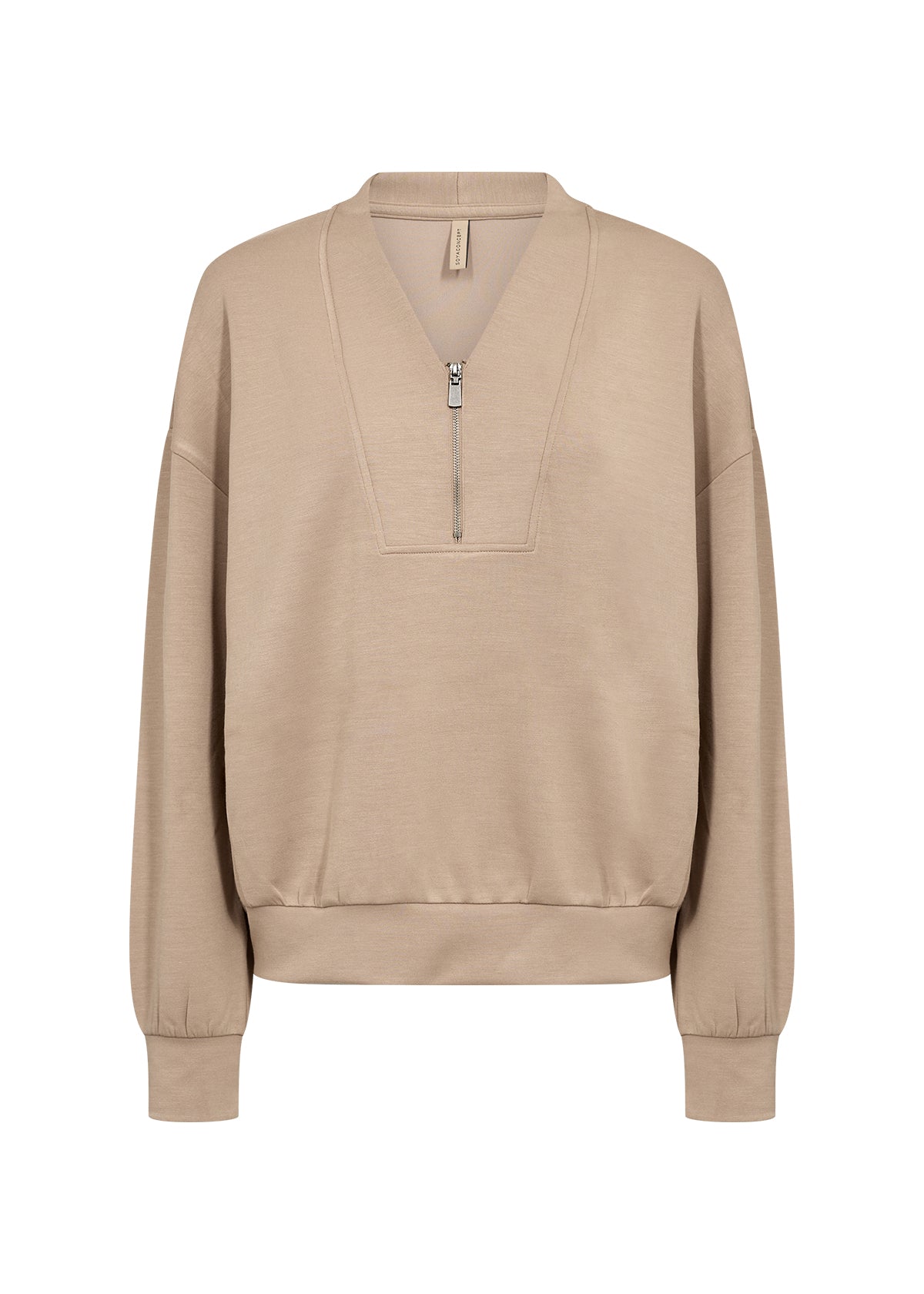 Soya Concept - Banu Zip Camel Blouse