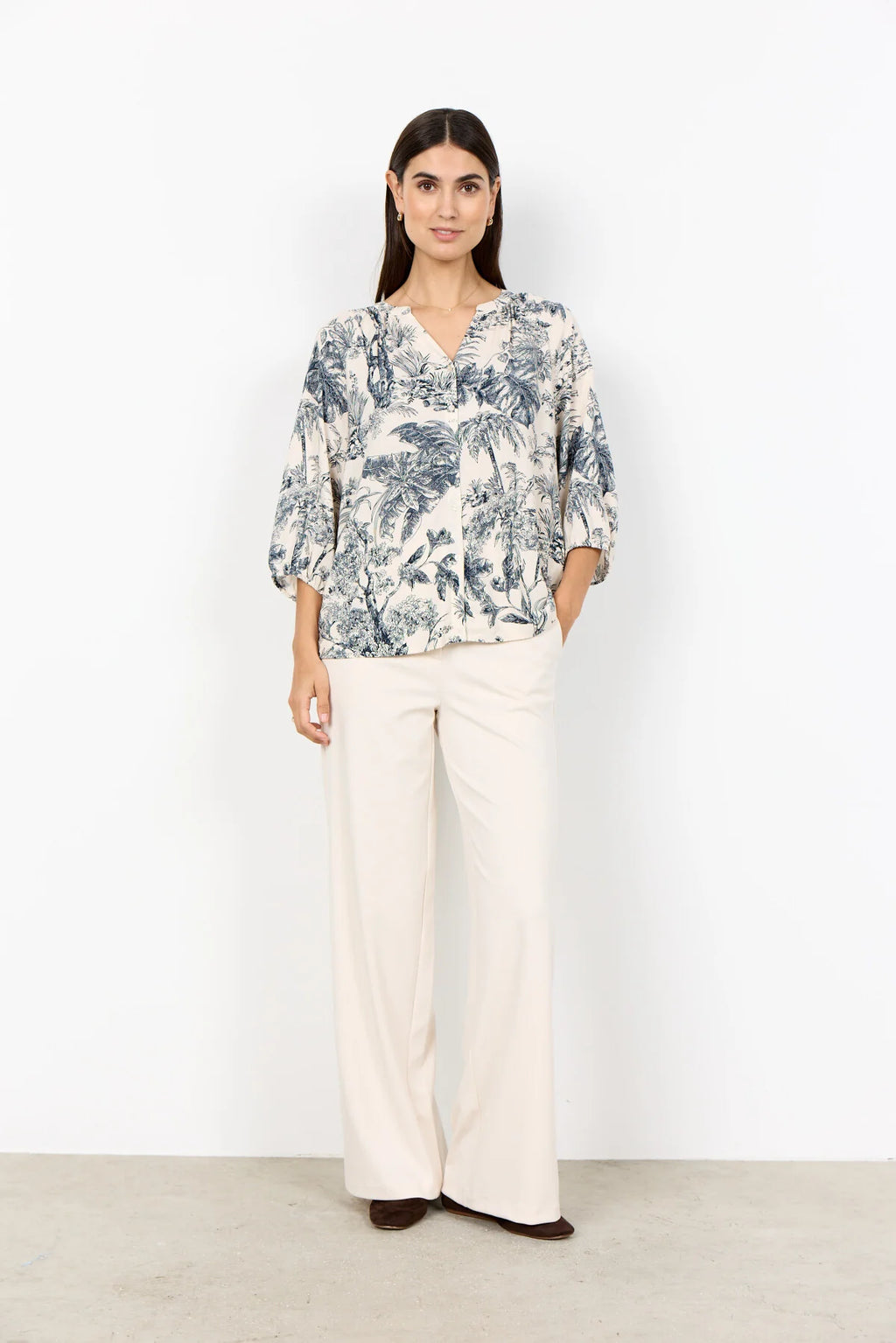 Soya Concept - Carli 2 Navy Blouse