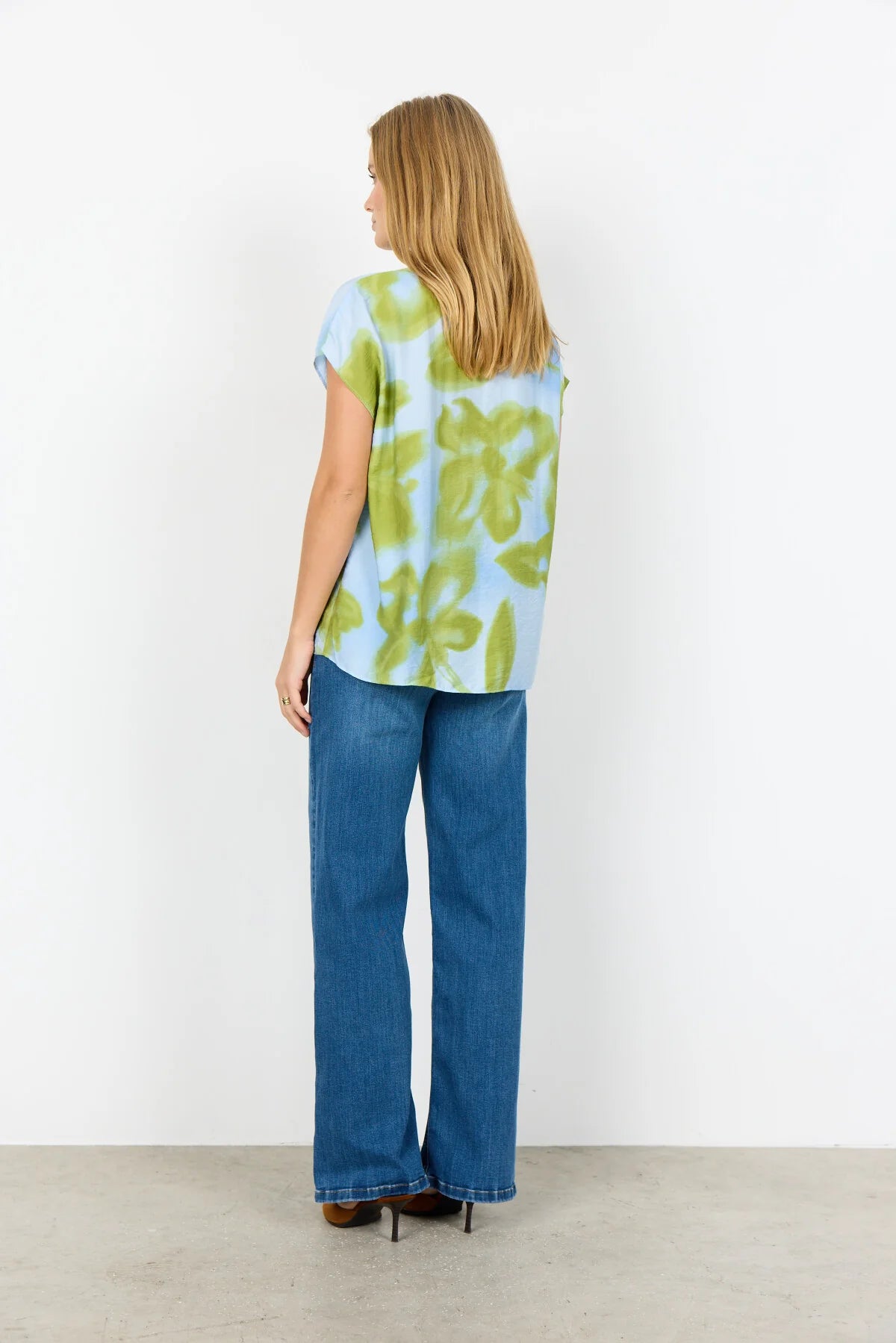 Soya Concept - Cate Blue And Green Blouse