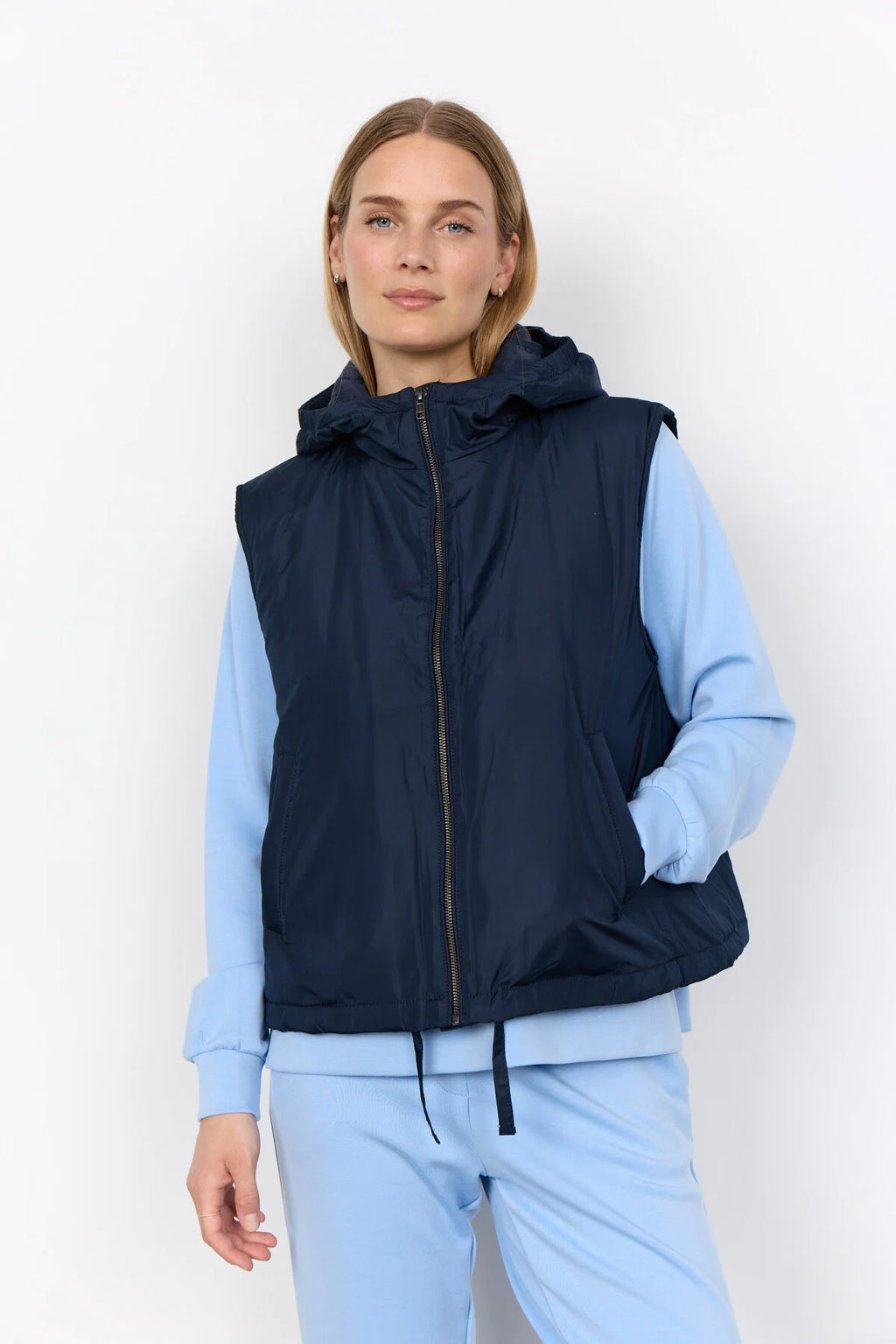 Soya Concept - Fenya Navy Waistcoat