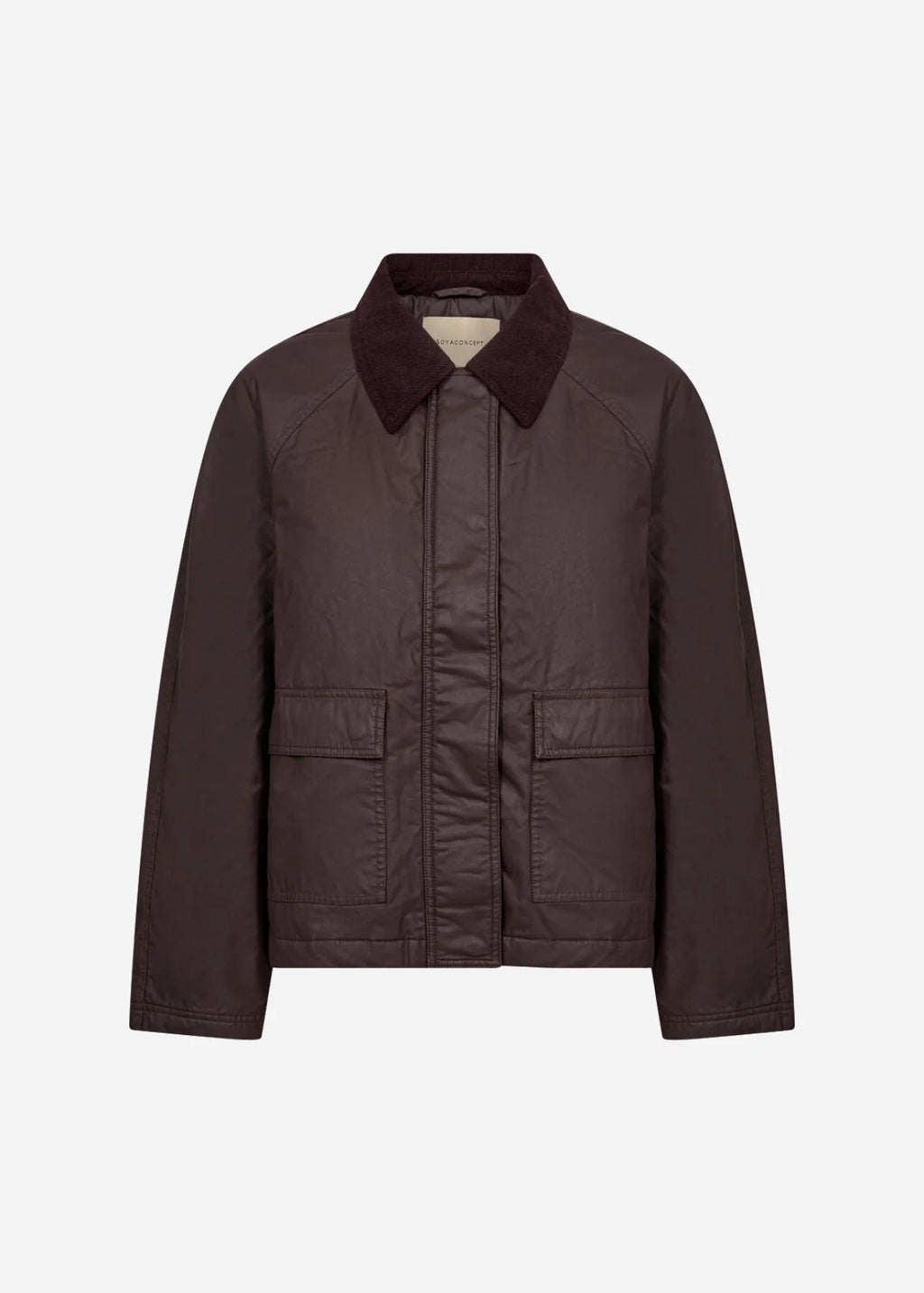 Soya Concept - Gia Wax Jacket in Plum