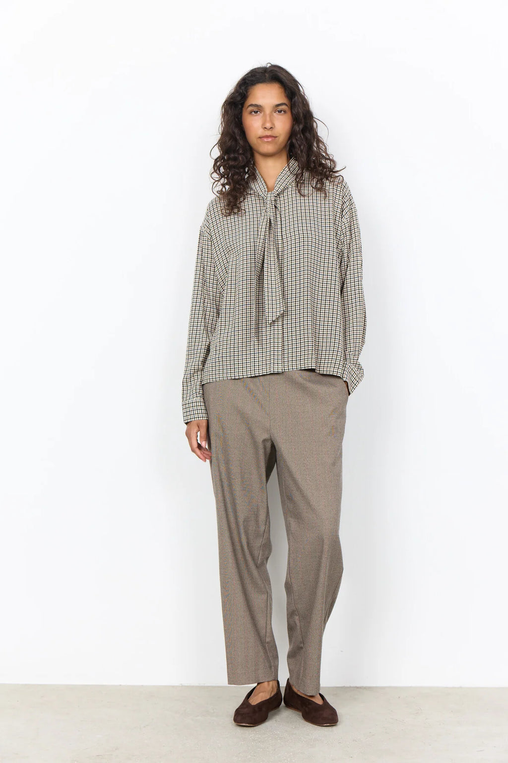 Soya Concept - Halia Houndstooth Blouse