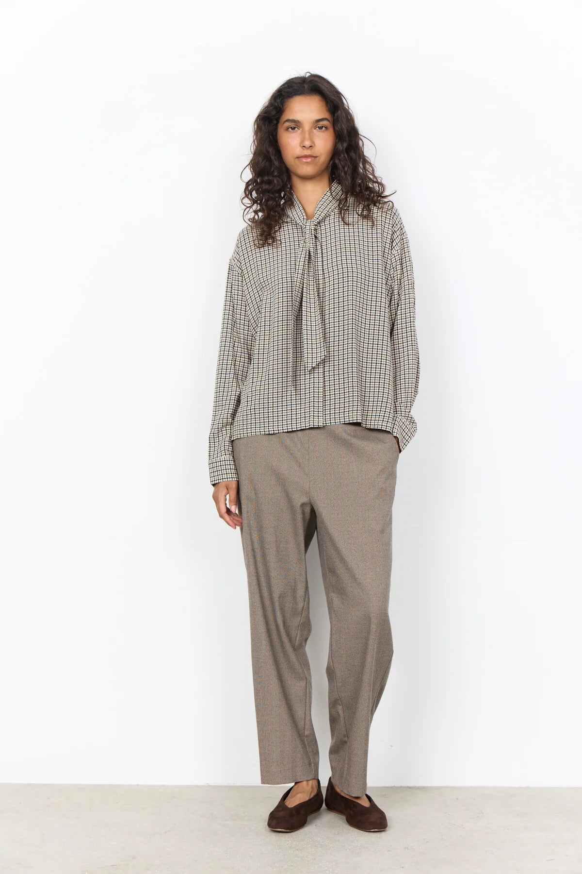Soya Concept - Halia Houndstooth Blouse