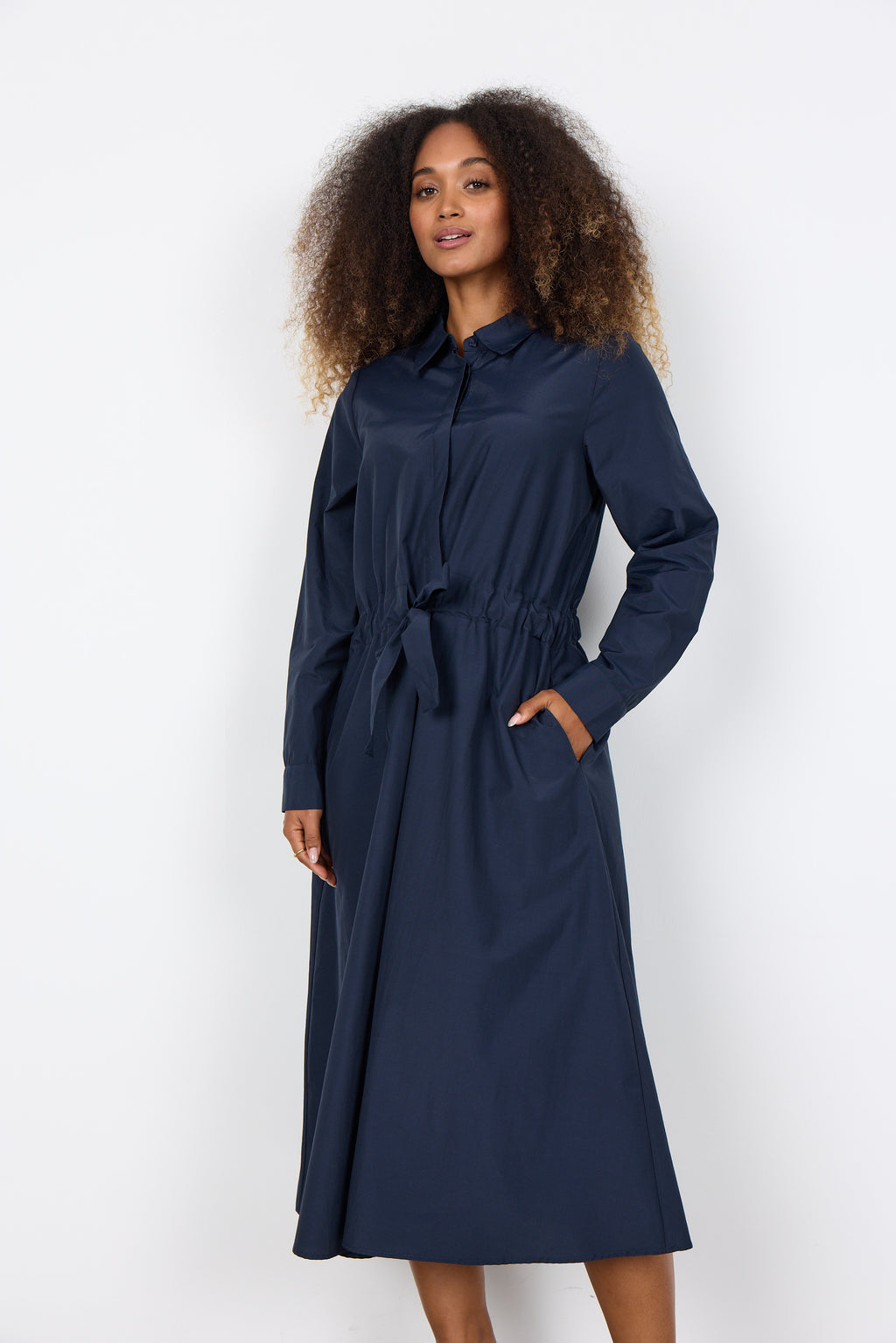 Soya Concept - Navy Shirt Dress