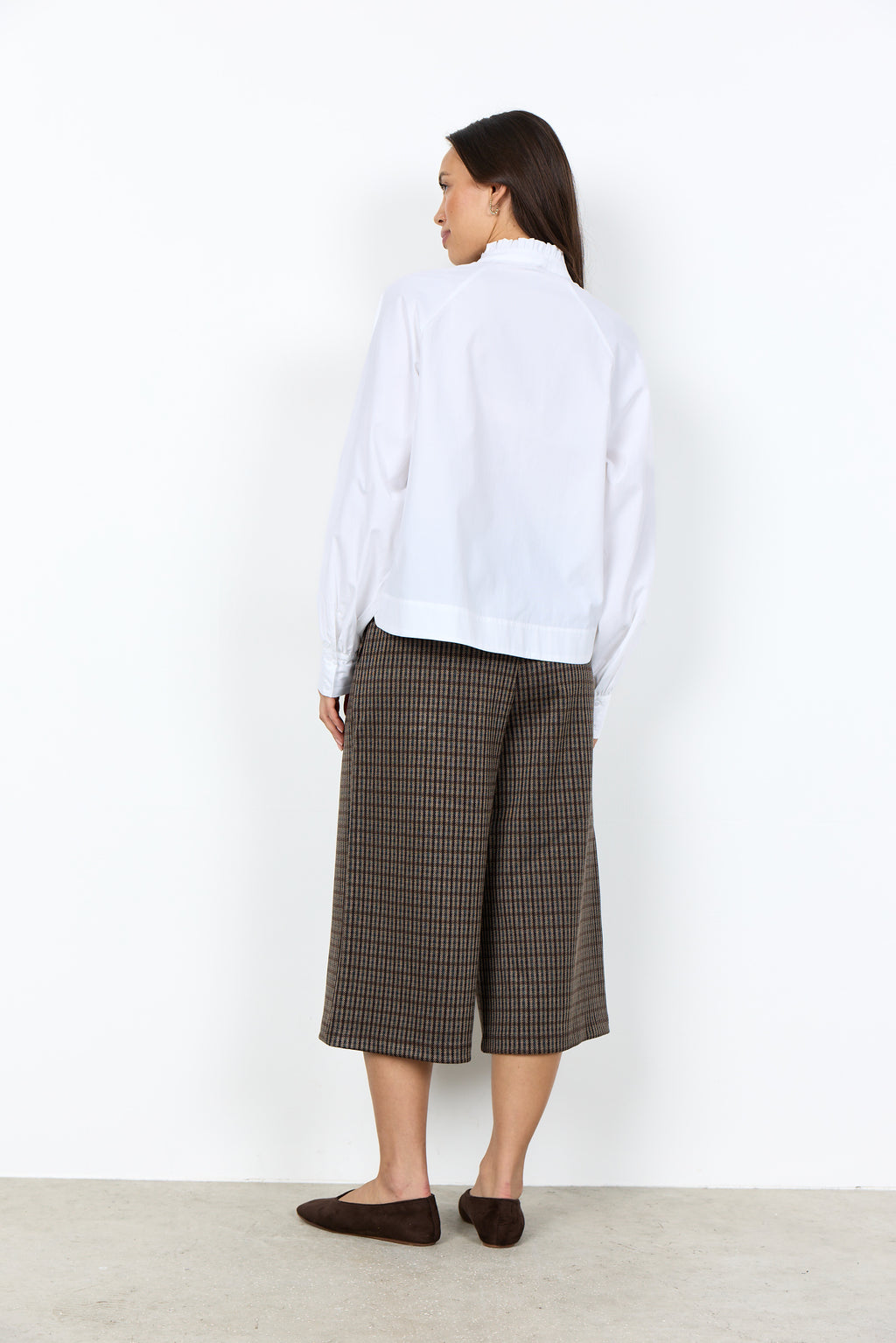 Soya Concept - Nettie White Ruffle Shirt