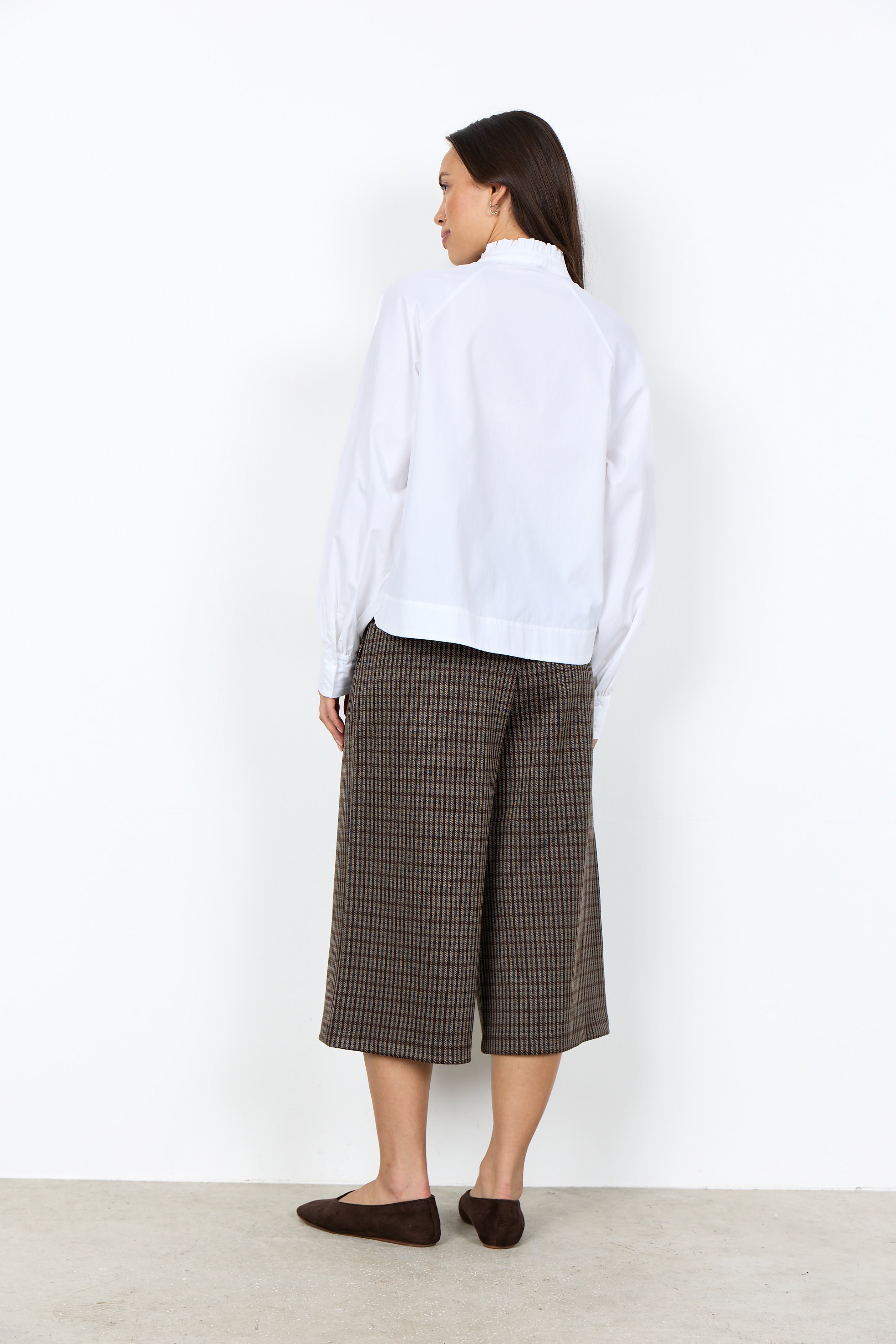 Soya Concept - Nettie White Ruffle Shirt