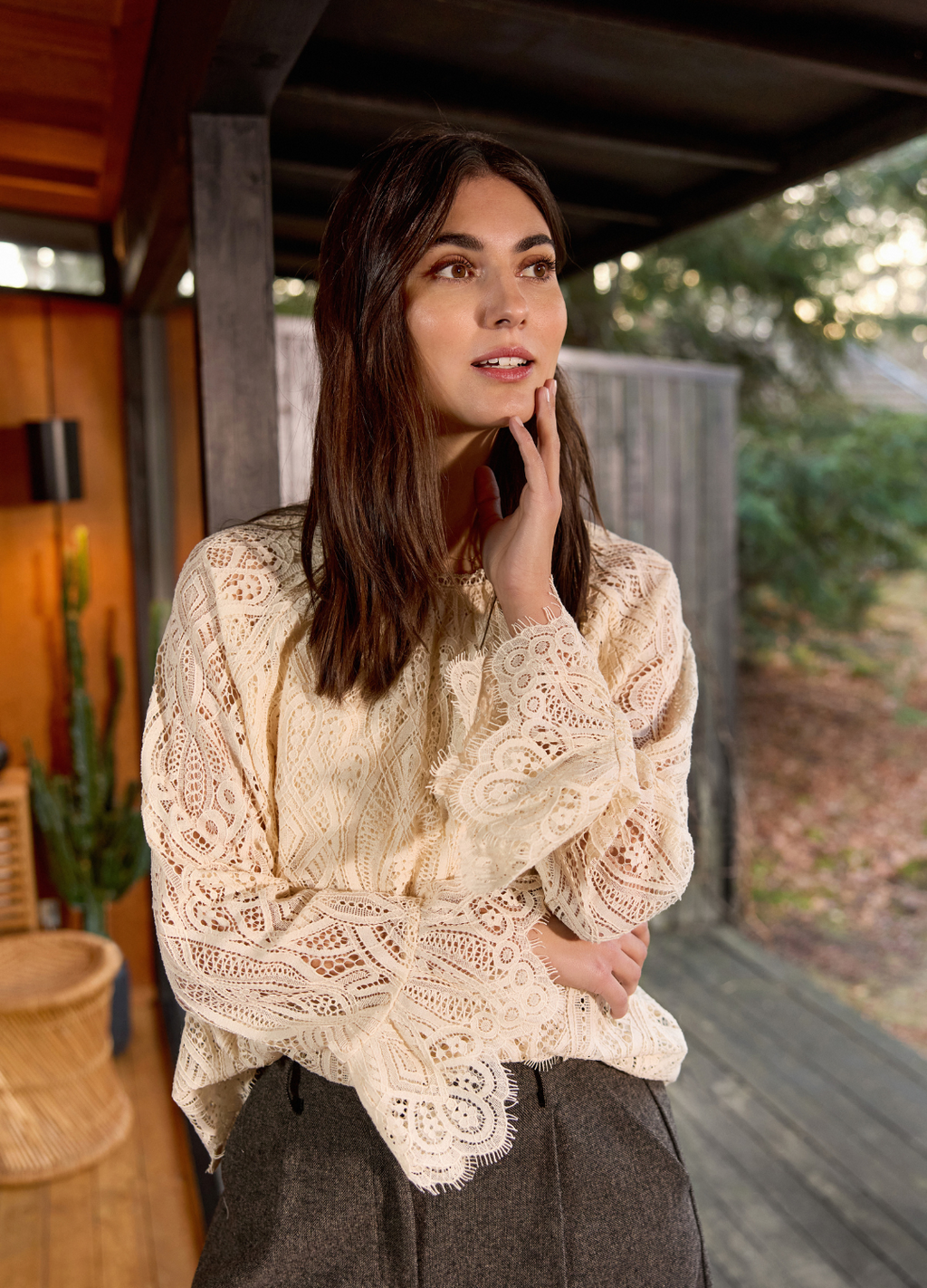 Soya Concept - Vahida Cream Blouse