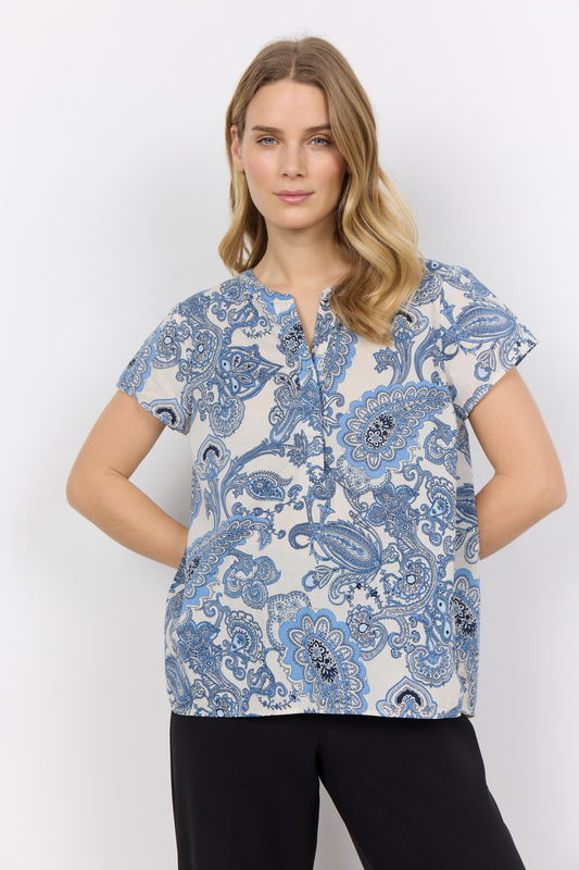 Soya Concept Dido Blouse In Blue